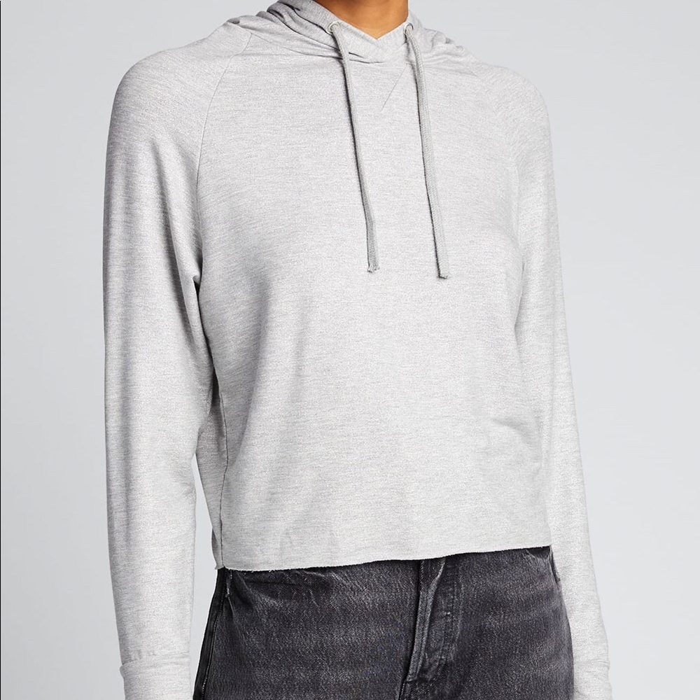 Majestic Filatures Soft Touch Crop Hoodie